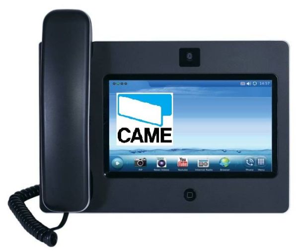 Место оператора с голосовой и видеосвязью (IP-интерком) Came 001PSAC102