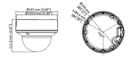 Антивандальная уличная 5Мп HD-TVI видеокамера HiWatch DS-T508 (2.7-13.5 мм) с EXIR-подсветкой до 40м