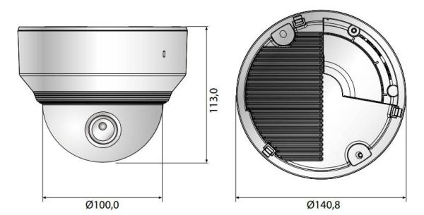 Купольная сетевая IP-видеокамера 2Мп Wisenet XND-6080R (2.8-12мм) Купольная сетевая IP-видеокамера 2Мп Wisenet XND-6080R (2.8-12мм)