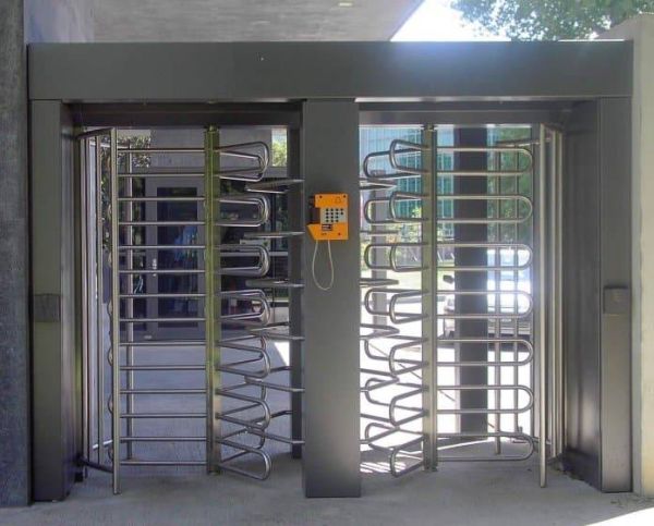 Двухпроходный полноростовой турникет Gotschlich Ecco 120 BD Stainless