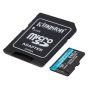 Карта памяти microSDXC UHS-I U3 Kingston Canvas Go 512 ГБ