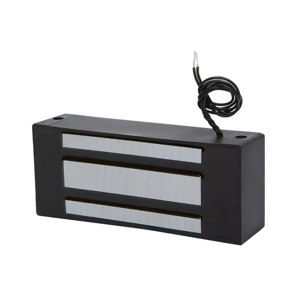 Электромагнитный замок AccordTec ML-300П с планкой, черный