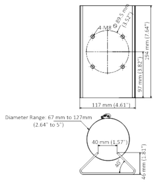 Кронштейн HikVision DS-1673ZJ на столб