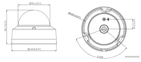 Антивандальная IP-видеокамера 2Мп HikVision DS-2CD2123G2-IS(D) (4 мм) с AcuSense и EXIR-подсветкой до 30м