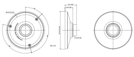 Адаптер для крепления камер на кронштейны Wisenet SBP-300HMW5