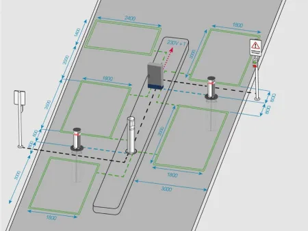 Гидравлический боллард Блокпост P600 RAL Гидравлический боллард Блокпост P600 RAL