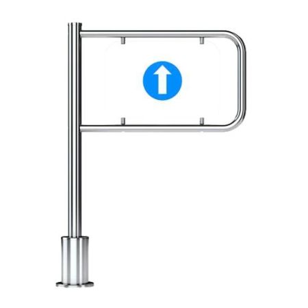 Механическая уличная односторонняя калитка с пружинным возвратом Oxgard К-11A (правая), L=800 мм