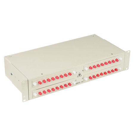 Кросс оптический ШКОС-М -2U/4 -32 -FC/ST ~32 -FC/D/SM ~32 -FC/UPC, стоечный
