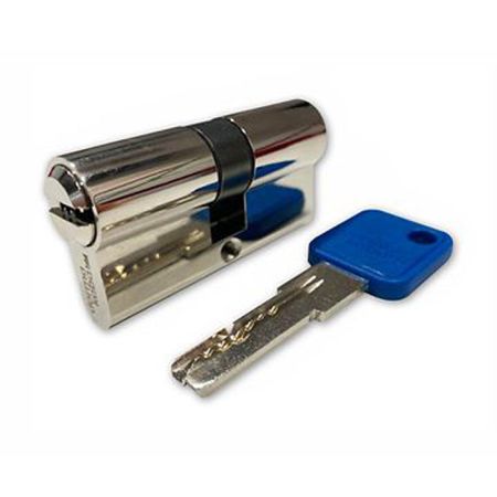 Евроцилиндр dormakaba CBR-1 PRO 70 (30x40), ключ-ключ, никель, 5 ключей