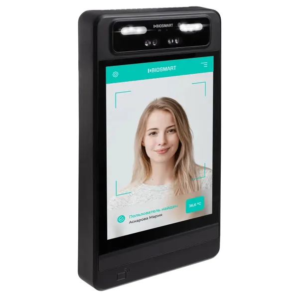Терминал биометрический BioSmart Quasar EM идентификации по лицу и RFID-картам