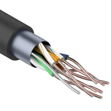 Кабель витая пара Rexant FTP 4PR 24AWG, CAT5e, OUTDOOR