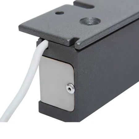 Электромагнитный замок AccordTec ML-200K-3 Premium Grey с уголком