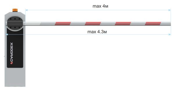 Автоматический шлагбаум Carddex RBM-R Базовый