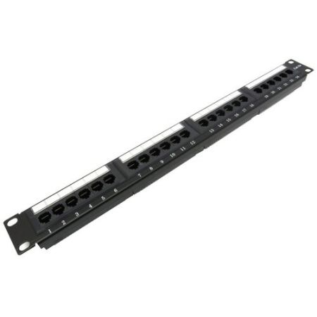 Патч-панель 19" 1U UTP 24 port кат.5e разъём 110 Патч-панель 19" 1U UTP 24 port кат.5e разъём 110