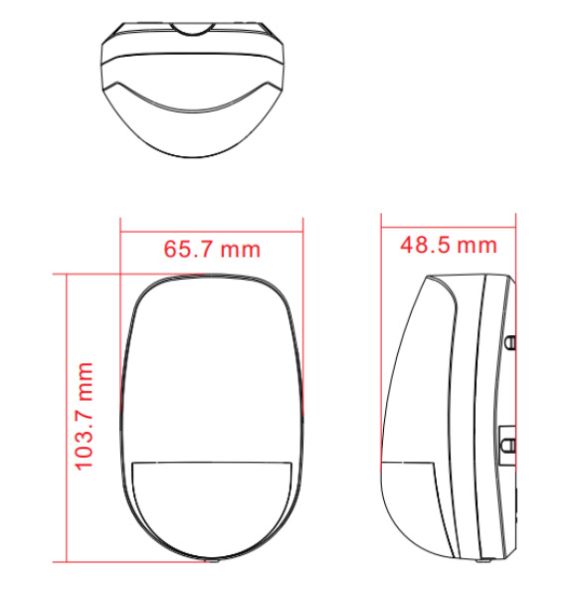 ИК-датчик движения беспроводной, защита от животных HikVision AX PRO DS-PDP15P-EG2-WE(B)