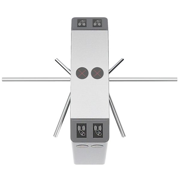 Тумбовый двухпроходной турникет-трипод Блокпост ТМБ 1200