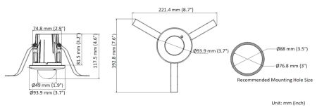 Миникупольная IP-видеокамера 4Мп HikVision DS-2CD2E43G2-U (4 мм) с технологией AcuSense