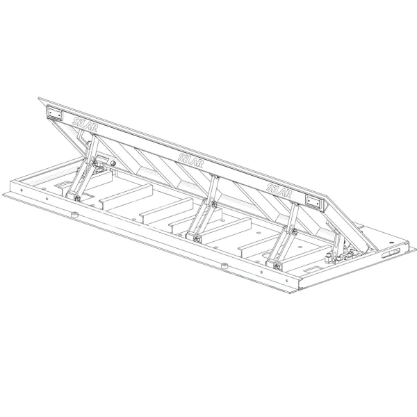 Дорожный блокиратор Silar ПЗП 3000ЭМЗ с центральным приводом, электромеханический заглубляемый Дорожный блокиратор Silar ПЗП 3000ЭМЗ с центральным приводом, электромеханический заглубляемый