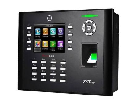 Биометрический терминал учёта рабочего времени ZKTeco iClock680