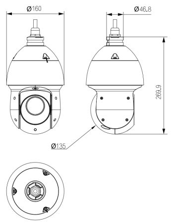 Скоростная PTZ видеокамера 8Мп Dahua DH-SD49825XB-HNR с оптическим 25x увеличением и ИИ