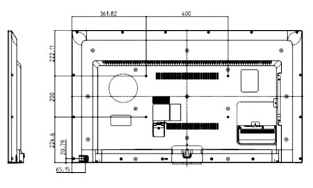 Монитор LED 54.6" HikVision DS-D5055UC