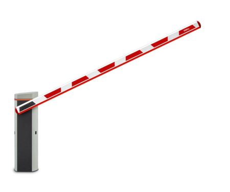 Шлагбаум автоматический PERCo GS04.1 с прямоугольной стрелой 4.3 м и встроенной системой обогрева