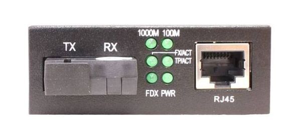 Оптический медиаконвертер Gigabit Ethernet Osnovo OMC-1000-11S5a