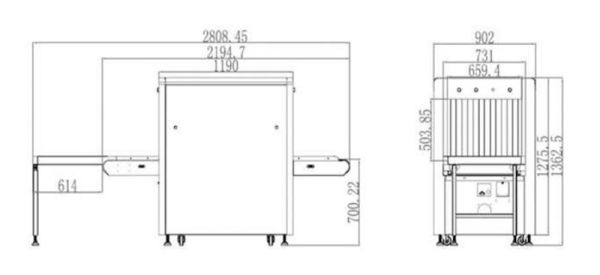 Рентгено-телевизионный интроскоп HIKVISION NP-SC6550M-S