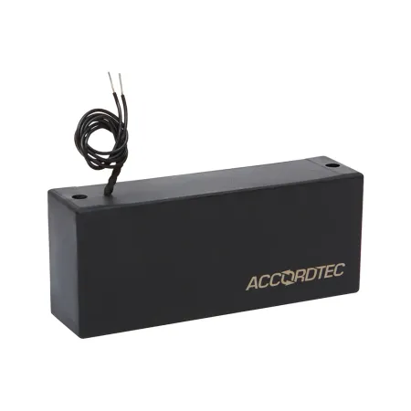 Электромагнитный замок AccordTec ML-300П с планкой, черный