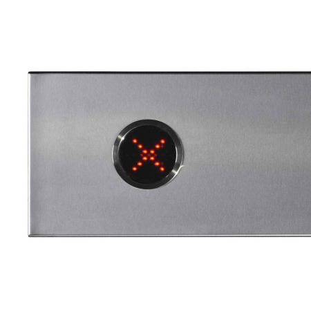 Турникет-трипод тумбовый PERCo-TTD-03.2G из окрашенной стали, темно-серый (с планками Антипаника)