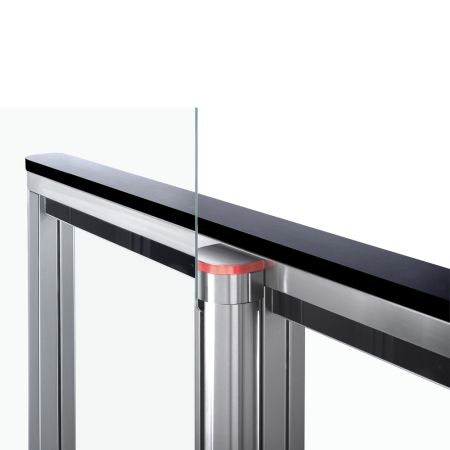 Турникет распашной PERCo ST-11M «Скоростной проход» с крышками из искусственного камня и створками 425 мм