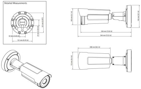 Тепловизионная уличная камера Axis Q1941-E (19 мм)