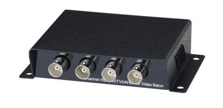 Приёмопередатчик видеосигнала HDCVI/TVI/AHD SC&T TTP414HD по витой паре CAT5e/6 до 300м