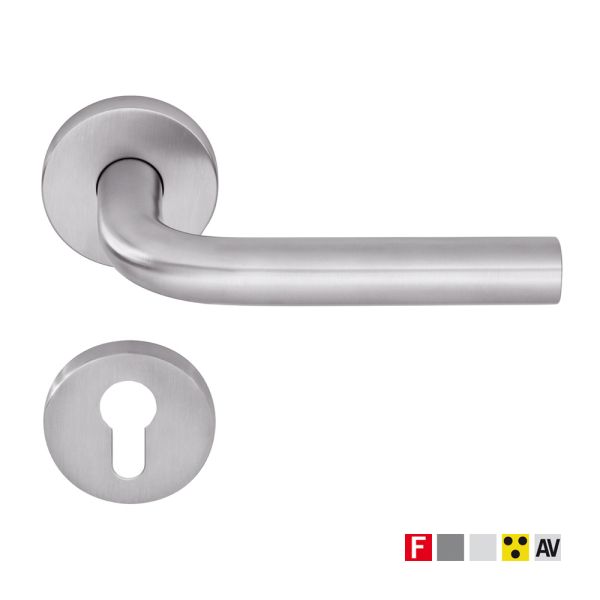 Комплект нажимных ручек dormakaba OGRO Premium 8100 для сплошных дверей