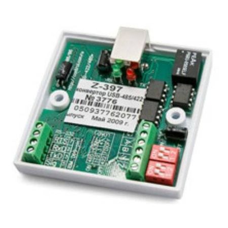 Конвертер Z-397 (мод. USB 422/485) Конвертер Z-397 (мод. USB 422/485)