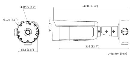 Антивандальная IP-видеокамера 2Мп HikVision DS-2CD3626G2T-IZS(C) (2.7-13.5 мм) с моторизированным вариофокальным объективом