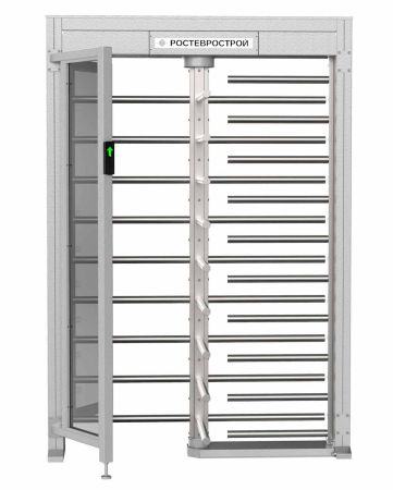 Турникет полноростовой 4-х лопастной со стеклом Ростов-Дон ПР1ЛС/4М2 Турникет полноростовой 4-х лопастной со стеклом Ростов-Дон ПР1ЛС/4М2