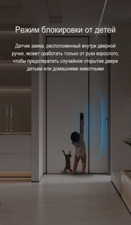 Электронный биометрический замок Moorgen T3+, Гардиан 32.21, видеоглазок, Wi-Fi