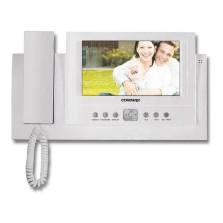 Монитор видеодомофона с кнопочным управлением COMMAX CDV-72BE (white)