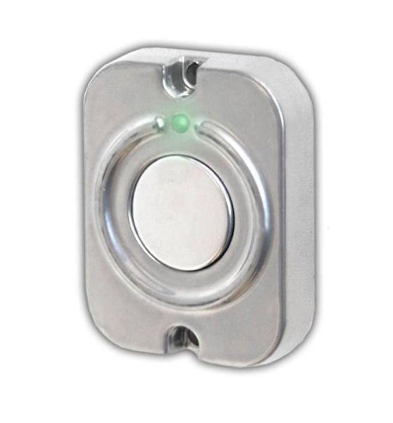 Кнопка выхода накладная EXITka (никелированная)