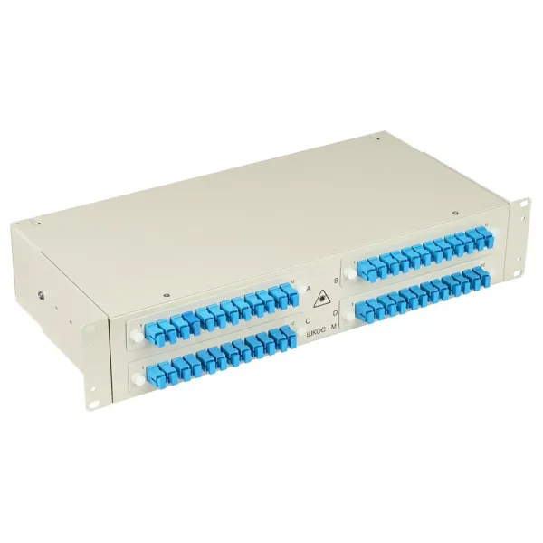 Кросс оптический ШКОС-М -2U/4 -48 -SC ~48 -SC/SM ~48 -SC/UPC, стоечный