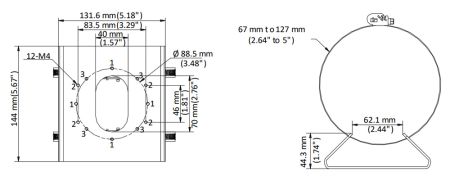 Кронштейн для видеокамер HikVision DS-1275ZJ-S-SUS