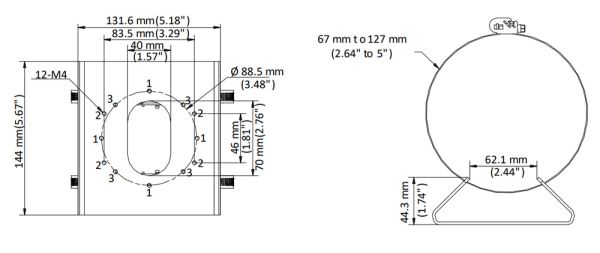 Кронштейн для видеокамер HikVision DS-1275ZJ-S-SUS