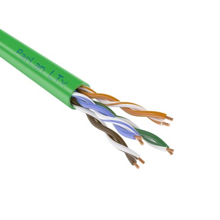 Кабель витая пара Паритет U/UTP Cat5e PVCLS нг(А)-LSLTx 4х2х0,52, низкотоксичный