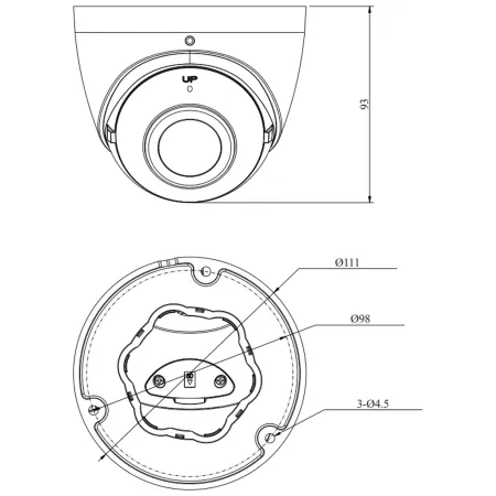 IP-видеокамера 8Мп RVi-2NCE8426 (1.68) уличная с микрофоном