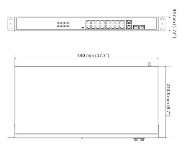 Неуправляемый PoE-коммутатор HikVision DS-3E0318P-E(C)