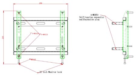 Кронштейн настенный HikVision DS-DM1940W для мониторов 40” Кронштейн настенный HikVision DS-DM1940W для мониторов 40”
