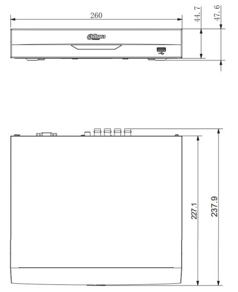 8-канальный HDCVI-видеорегистратор 4K Dahua DH-XVR5108HS-4KL-I3 с распознаванием лиц