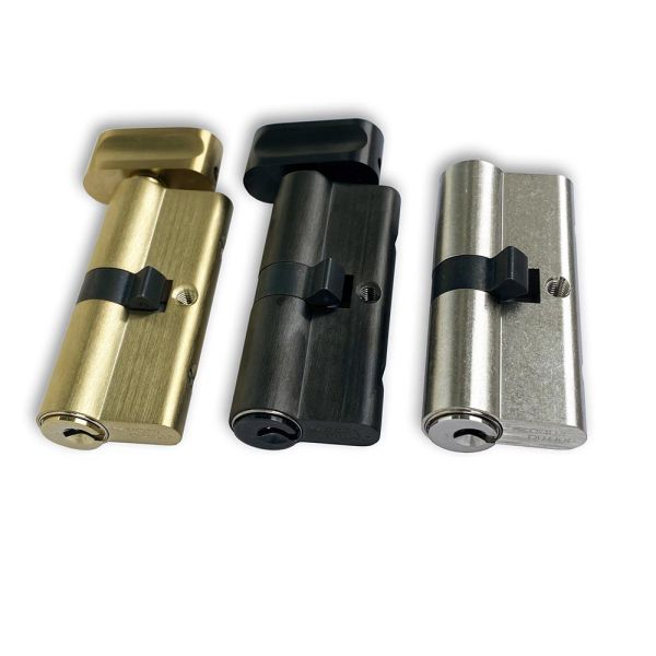 Евроцилиндр dormakaba ace, ключ-вертушка, никель, 3 ключа