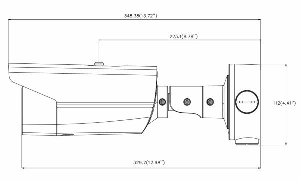 Уличная интеллектуальная IP-видеокамера 4Мп HikVision DS-2CD4B45G0-IZS(B) Уличная интеллектуальная IP-видеокамера 4Мп HikVision DS-2CD4B45G0-IZS(B)